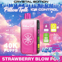 Load image into Gallery viewer, Strawberry Blow Pop (Crystal Edition) / Single Pilllow Talks Ice Control 40K Disposable Vape
