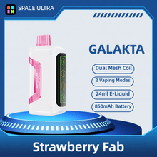 Load image into Gallery viewer, Strawberry Fab Space Ultra Galakta 20000 Puffs Disposable Vape
