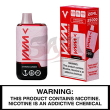 Load image into Gallery viewer, Strawberry Watermelon VNM Hypercharged Disposable Vape 25000
