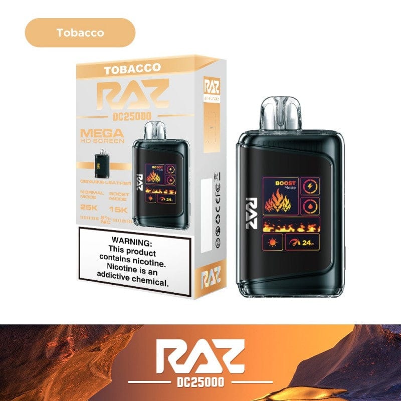 Tobacco RAZ DC25000 Disposable Vape