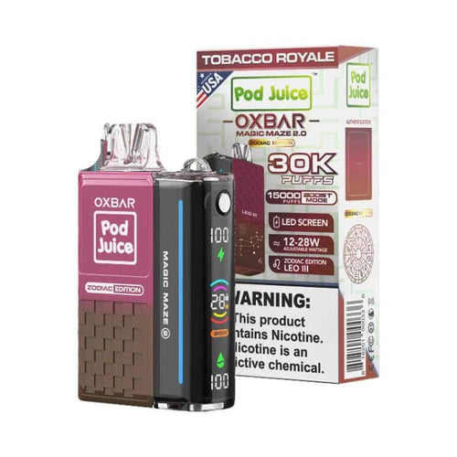 Tobacco Royalee Oxbar Magic Maze 2 30K Disposable Vape