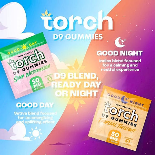 Torch Hemp Drived Gummies D9 50mg 5 pack