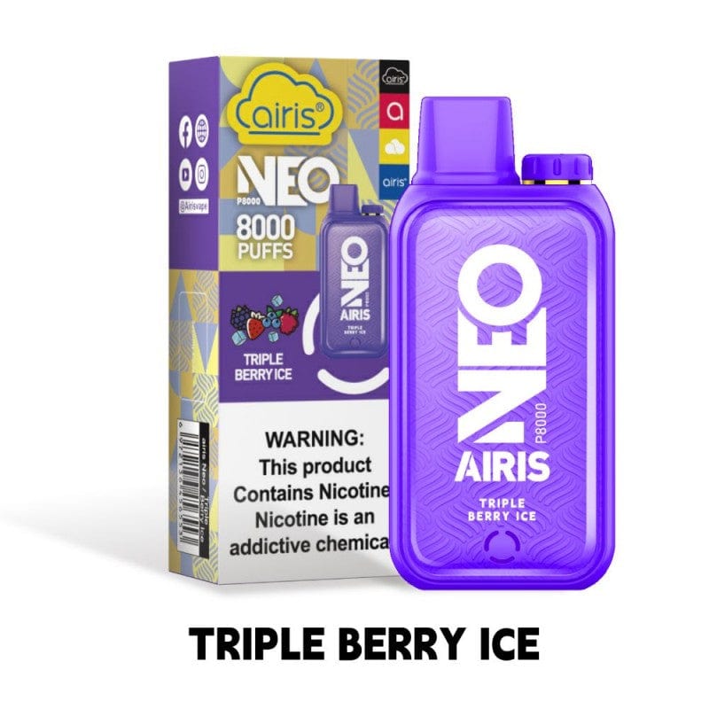 Triple Berry Ice Airis Neo P800 Disposable Vape