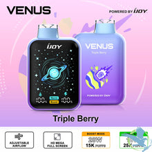 Load image into Gallery viewer, Triple Berry Ijoy Venus 25000 Disposable Vape
