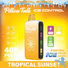 Load image into Gallery viewer, Tropical Sunset (Crystal Edition) / Single Pilllow Talks Ice Control 40K Disposable Vape
