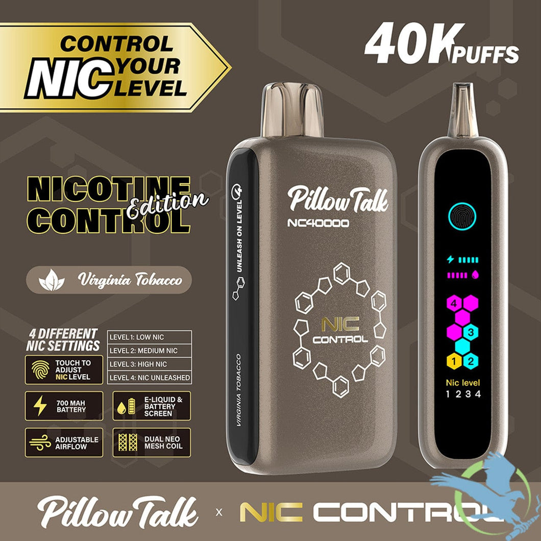 Virginia Tobacco Pillow Talk Nic Control NC40000 Puffs