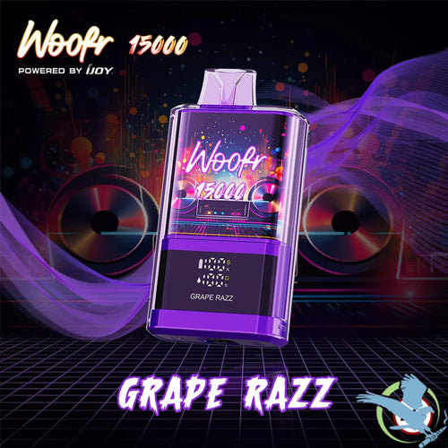 Grape Razz Woofr 15000 Disposable Vape