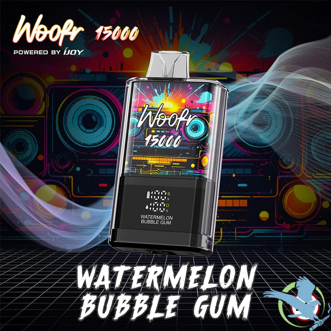 Watermelon Bubble Gum Woofr 15000 Disposable Vape