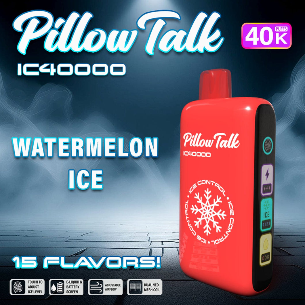 Watermelon Ice Pillow Talk Ice Control 40K Disposable Vape