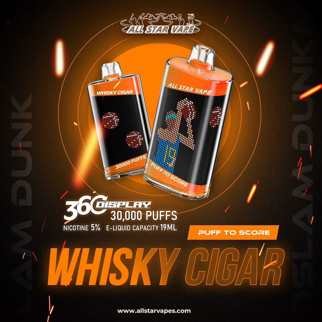 Whiskiee Cigar Disposable Vape 30000