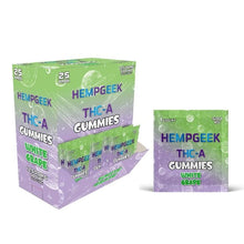 Load image into Gallery viewer, White Grape HempGeek THCA Gummies 500MG 2PK
