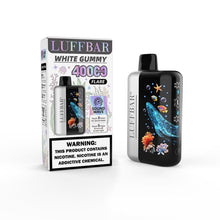 Load image into Gallery viewer, White Gummy Luffbar Flare 40K Disposable Vape
