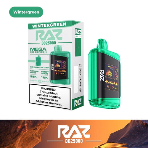 Wintergreen Raz DC25000 Puff Disposable Vape