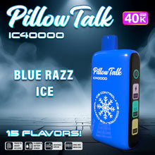 Load image into Gallery viewer, Blue Razz Pillow Talk Ice Control 40K Disposable Vape
