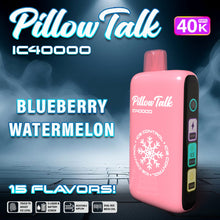 Load image into Gallery viewer, Blueberry Watermelon Pillow Talk Ice Control 40K Disposable Vape
