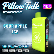 Load image into Gallery viewer, Sour Apple Ice Pillow Talk Ice Control 40K Disposable Vape
