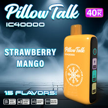 Load image into Gallery viewer, Strawberry Mango Pillow Talk Ice Control 40K Disposable Vape
