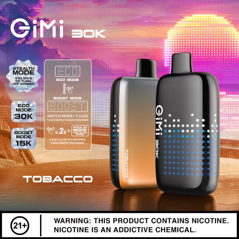 Rich Tobacco SpaceMan 10k Pro (Now switched to Gimi 30K) Disposable Vape 30,000 puffs