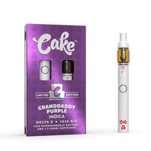 Load image into Gallery viewer, GRANDDADDY PURPLE (INDICA) Cake Vape Pen Delta 8 1010 Kit includes Battery and Cartridge 1.5g
