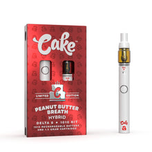 Load image into Gallery viewer, PEANUT BUTTER BREATH (HYBRID) Cake Vape Pen Delta 8 1010 Kit includes Battery and Cartridge 1.5g
