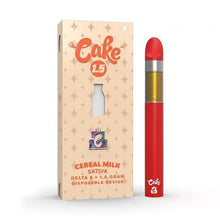 Load image into Gallery viewer, Cake Disposable 1.5 Cereal Milk (Not Refillable) Disposable Only Cake Vape Pen Delta 8 Disposable 1.5g (Buy 4 Get 5th Free)
