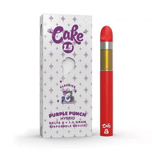 Load image into Gallery viewer, Cake Disposable 1.5 Purple Punch (Not Refillable) Disposable Only Cake Vape Pen Delta 8 Disposable 1.5g (Buy 4 Get 5th Free)
