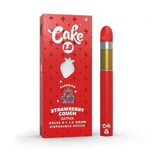 Load image into Gallery viewer, Cake Disposable 1.5 Strawberry Cough (Not Refillable) Disposable Only Cake Vape Pen Delta 8 Disposable 1.5g (Buy 4 Get 5th Free)
