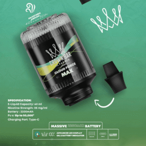 Al Fakher Crown Bar Cloud Force Max 50K E Hookah Head Disposable