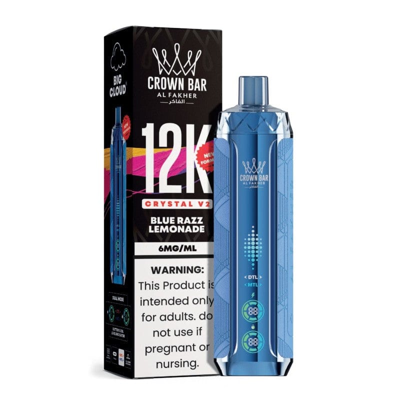 Al Fakher Crown Bar Crystal V2 Disposable 6mg 12K