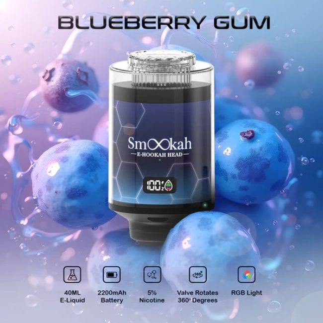 Smookah Disposable Hookah Head 2 in 1 Vape 100K Puffs 160ML - Image 3