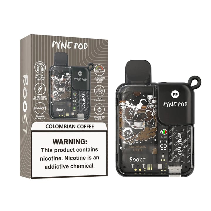 Colombian Coffee Pyne Pod Boost 8500 Disposable Vape