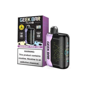 Raspberry Peach Lime Geek Bar Pulse X Vape Disposable