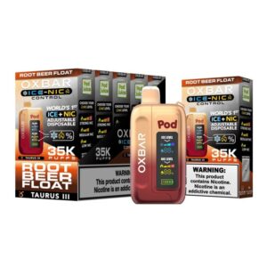 Root Beer Float (Taurus III) (Fruit Edition) Oxbar Pod Juice Disposable 35k Nic Switch