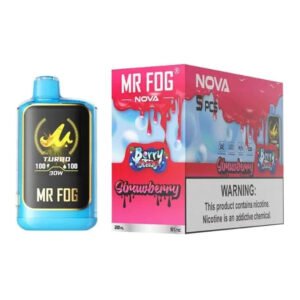 Strawberry Mellow Man Mr Fog Nova Limited Edition Disposable Vape 40K