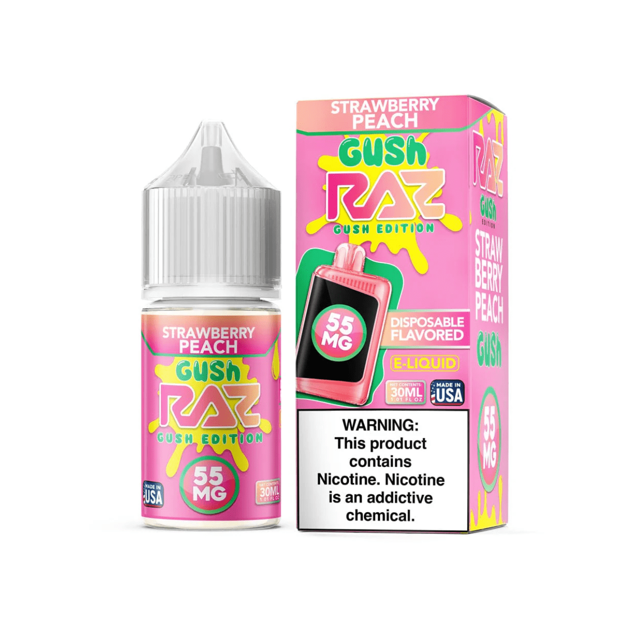 Pod Juice Raz Gush E Liquid 55ml 35mg E-Liquid - Image 3