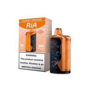 Sunset Orange Geek Bar Ria NV30K Vape Disposable 30000 Puffs