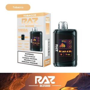 Tobacco RAZ DC25000 Disposable Vape
