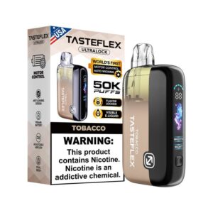 Tobacco TasteFlex Ultralock Disposable Vape 50K
