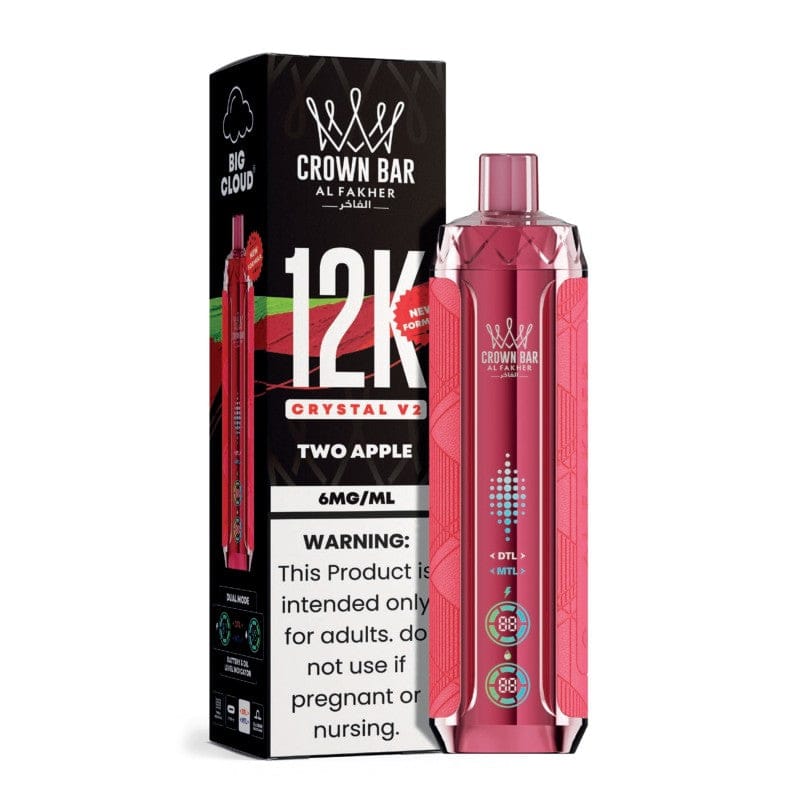 Al Fakher Crown Bar Crystal V2 Disposable 6mg 12K - Image 11