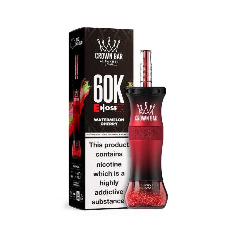 Watermelon Cherry Al Fakher Crown Bar 60k E Hose X Disposable 6mg