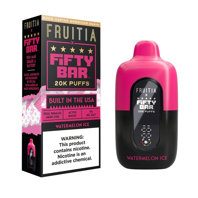 Blue Razz Ice Fruita x Fifty Bar Vape 20K Disposable
