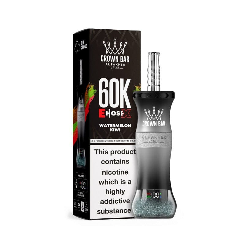 Watermelon Kiwi Al Fakher Crown Bar 60k E Hose X Disposable 6mg