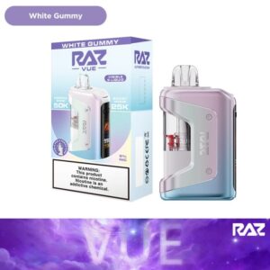 White Gummy Raz Vue 50k Disposable Vape