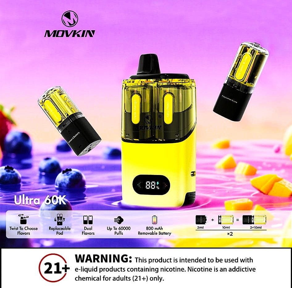 Movkin Ultra 60K Disposable (New) Pod Only - Image 2
